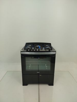 Fogao Dako Diplomata 5 Bocas Mesa De Vidro Acendimento Automatico E Grill - Preto