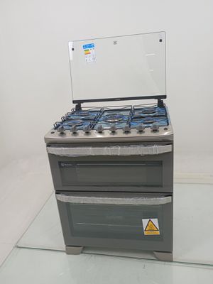 Fogao Electrolux Fe5dc 5 Bocas Duplo Forno Perfect Cook - Cinza