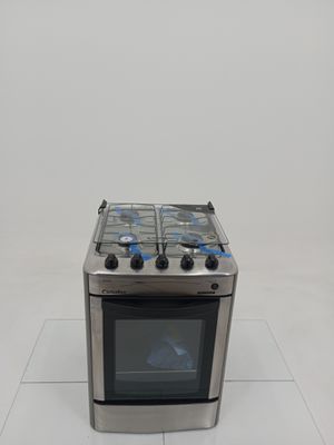 Fogao Esmaltec Agata A Gas C/ Acendimento Automatico E Super Chama 4 Bocas - Inox