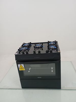 Fogao Itatiaia 5 Bocas Electra Glass Plus - Preto