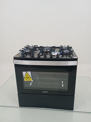 Fogao Itatiaia Itaglass Plus 5 Bocas Mesa De Vidro - Preto