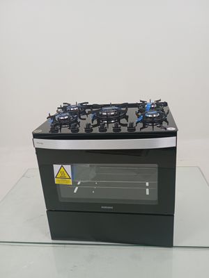 Fogao Itatiaia Itaglass Plus 5 Bocas Mesa De Vidro - Preto