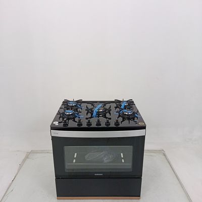 Fogao Itatiaia Itaglass Plus 5 Bocas Mesa De Vidro - Preto
