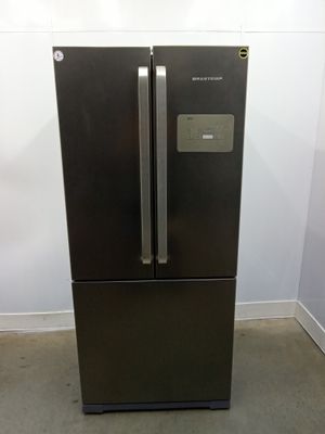 Refrigerador Brastemp 540l Frost Free Side Inverse C/ Ice Maker 3 Portas  - Inox