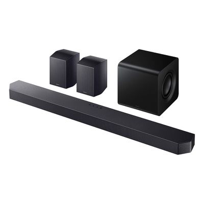 Soundbar Samsung Hw-q930d Dolby Atmos Sincronia Sonora E Alexa - Preto