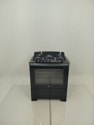 Fogao Dako Diplomata 5 Bocas Com Frente De Vidro Preto E Tripla Chama - Preto