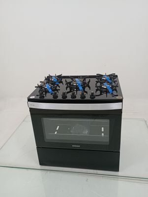 Fogao Itatiaia Itaglass Plus 5 Bocas Mesa De Vidro - Preto