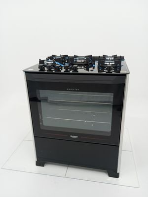 Fogao Dako 5 Bocas Mesa De Vidro Magister - Preto