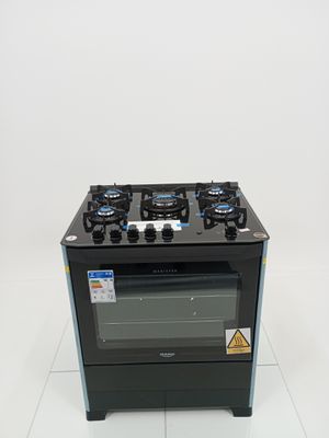 Fogao Dako 5 Bocas Mesa De Vidro Magister - Preto