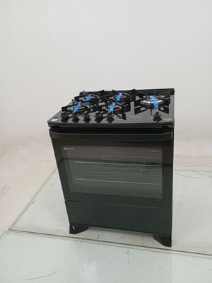 Fogao Electrolux Fe5cp 5 Bocas Mesa De Vidro E Grill - Preto
