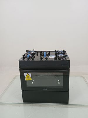 Fogao Itatiaia 5 Bocas Electra Glass Plus - Preto