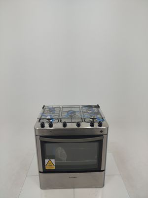 Fogao Esmaltec 5 Bocas Com Forno Autolimpante E Acendimento Automatico - Inox