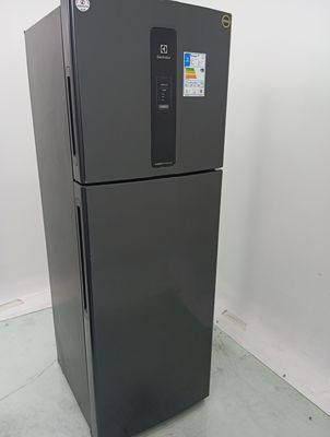 Geladeira Electrolux If43b Frost Free Inverter 390l Duplex - Black Inox