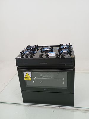 Fogao Itatiaia 5 Bocas Electra Glass Plus - Preto