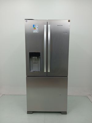 Refrigerador Brastemp Frost Free French Door água E Gelo Na Porta 515l - Inox
