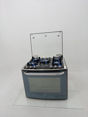 Fogao Electrolux 76exv 5 Bocas De Embutir Mesa De Vidro  - Prata