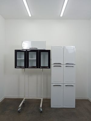 Cozinha Itatiaia Cozinha Luce 3pçs - Branco/preto - Branco/preto