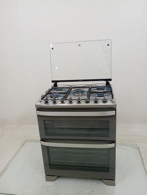 Fogao Electrolux Fe5dc 5 Bocas Duplo Forno Perfect Cook - Cinza