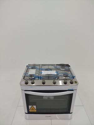Fogao Esmaltec Agata A Gas C/ Acendimento Automatico Super E Chama 5 Bocas - Branco