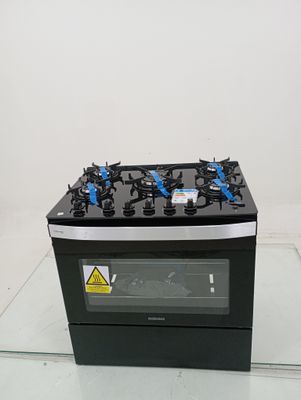 Fogao Itatiaia Itaglass Plus 5 Bocas Mesa De Vidro - Preto