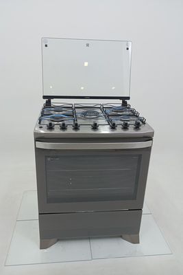 Fogao Electrolux Fe5tc 5 Bocas Experience Com Mesa De Inox, Timer E Perfect Cook - Cinza