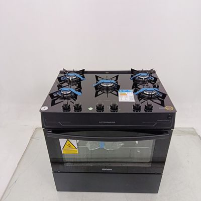 Fogao Itatiaia 5 Bocas Electra Glass Plus - Preto