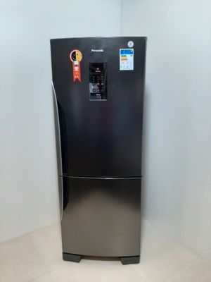 Refrigerador Panasonic Frost Free 425l 2 Portas Inverse Com Tecnologia Inverter - Aço Escovado
