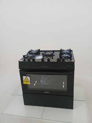 Fogao Itatiaia 5 Bocas Electra Glass Plus - Preto