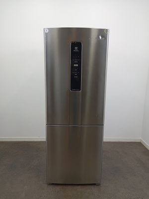 Refrigerador Electrolux Ib7s Frost Free Inverter 490l Efficient  Inverse (auto Sense Desabilitado) - Inox Look