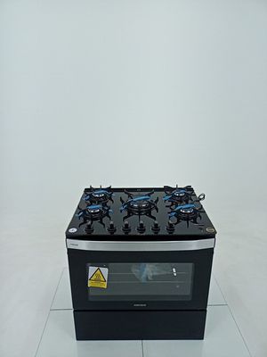 Fogao Itatiaia Itaglass Plus 5 Bocas Pto - Preto