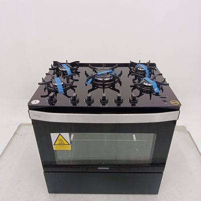 Fogao Itatiaia Itaglass Plus 5 Bocas Mesa De Vidro - Preto