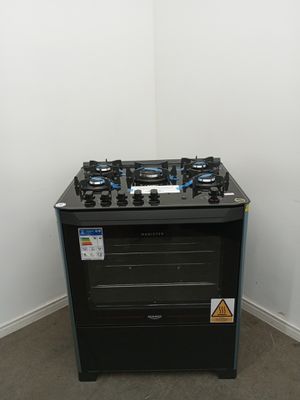 Fogao Dako 5 Bocas Mesa De Vidro Magister - Preto