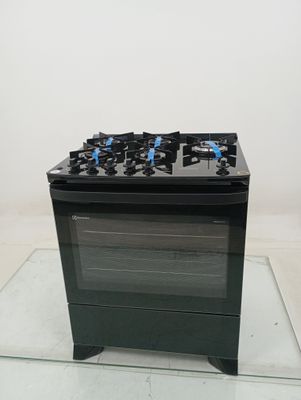 Fogao Electrolux Fe5cp 5 Bocas Mesa De Vidro E Grill - Preto