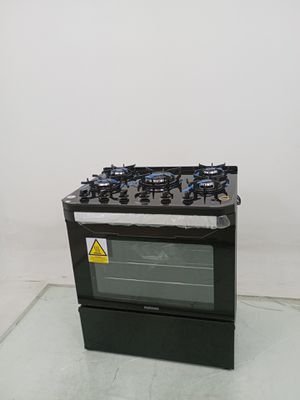 Fogao Itatiaia Itamaster 5 Bocas Mesa De Vidro - Preto