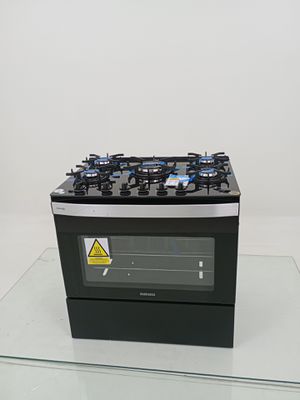 Fogao Itatiaia Itaglass Plus 5 Bocas Mesa De Vidro - Preto