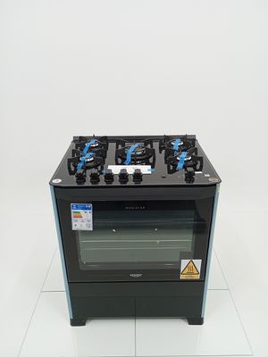 Fogao Dako 5 Bocas Mesa De Vidro Magister - Preto
