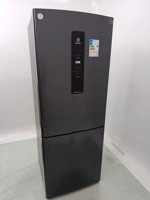 Geladeira Electrolux Ib7b Frost Free Inverter 490l Inverse - Black Inox Look
