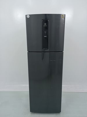 Geladeira Electrolux If43b Frost Free Inverter 390l Duplex - Black Inox