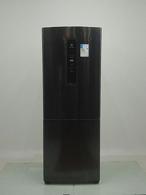 Geladeira Electrolux Ib7b Frost Free Inverter 490l Inverse - Black Inox Look
