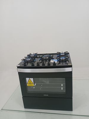 Fogao Itatiaia Itaglass Plus 5 Bocas Mesa De Vidro - Preto