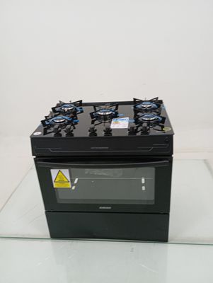 Fogao Itatiaia 5 Bocas Electra Glass Plus - Preto