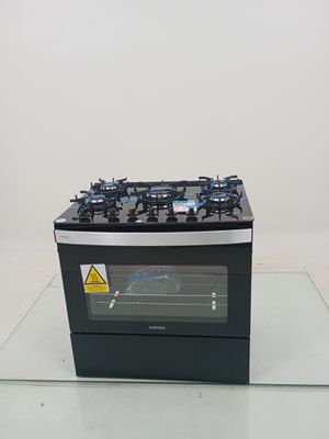 Fogao Itatiaia Itaglass Plus 5 Bocas Mesa De Vidro - Preto