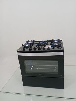 Fogao Itatiaia Itaglass Plus 5 Bocas Mesa De Vidro - Preto