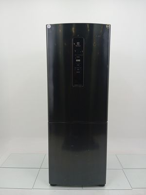 Refrigerador Electrolux Ib7b Frost Free Inverter 490l Inverse ( Auto Sense Desabilitado) - Black Inox Look
