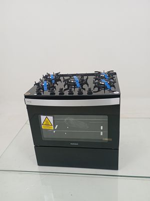 Fogao Itatiaia Itaglass Plus 5 Bocas Mesa De Vidro - Preto