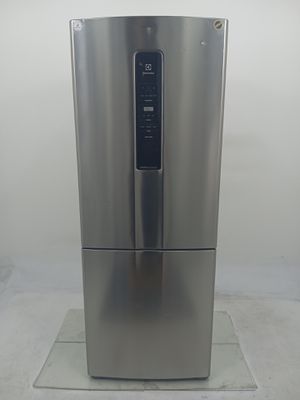 Refrigerador Electrolux Ib7s Frost Free Inverter 490l Inverse - Inox Look