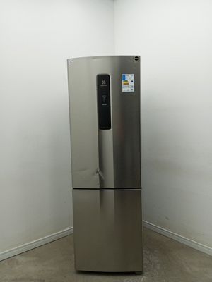 Refrigerador Electrolux Db44s 2 Portas Frost Free Inverse 400l - Platinum