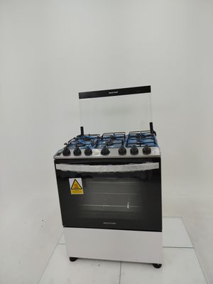 Fogao Brastemp A Gas 6 Bocas C/ Botoes Removiveis E Exclusivo Aro Protetor - Branco