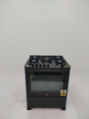Fogao Dako 5 Bocas Mesa De Vidro Magister - Preto