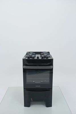 Fogao Continental Fc4gp 4 Bocas Automático Com Top Limpa Fácil E Mesa De Vidro - Preto